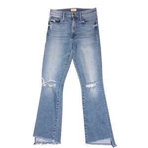 Mother The Insider Crop Step Fray Thrilling Shots Distressed Size 26 EUC